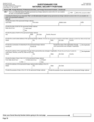 OPM Form SF-86 Questionnaire for National Security Positions, Page 81