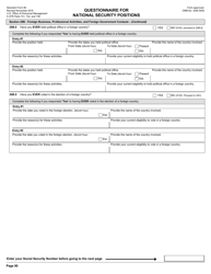 OPM Form SF-86 Questionnaire for National Security Positions, Page 83