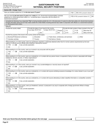 OPM Form SF-86 Questionnaire for National Security Positions, Page 84