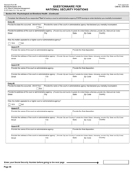 OPM Form SF-86 Questionnaire for National Security Positions, Page 89