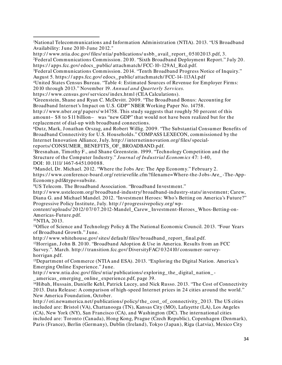 Community-Based Broadband Solutions: the Benefits of Competition and Choice for Community Development and Highspeed Internet Access, Page 34