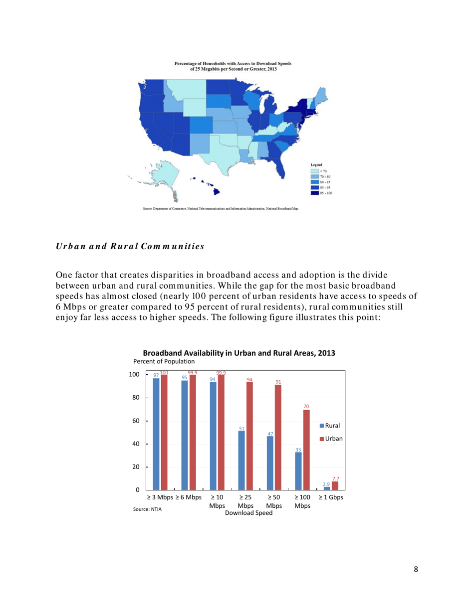 Community-Based Broadband Solutions: the Benefits of Competition and Choice for Community Development and Highspeed Internet Access, Page 8