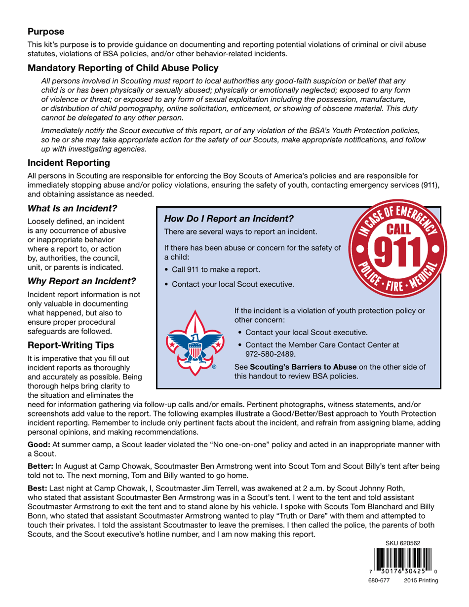Youth Protection Position Statement - Boy Scouts of America, Page 2