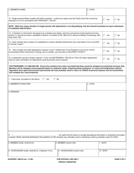 NAVPERS Form 1300/16 Report of Suitability for Overseas Assignments, Page 2