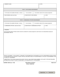 NAVPERS Form 1300/16 Report of Suitability for Overseas Assignments, Page 4