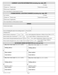 Form 440-2952 Manufactured Home Ownership Document Application for New and Used Homes - Oregon, Page 3