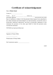 Motor Vehicle Bill of Sale Form - Rhode Island, Page 4