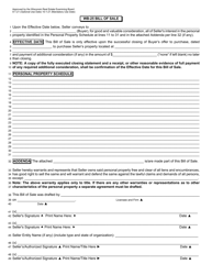 Form WB-25 &quot;Real Estate Bill of Sale&quot; - Wisconsin