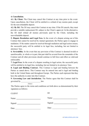 Disc Jockey (DJ) Services Contract Template, Page 2