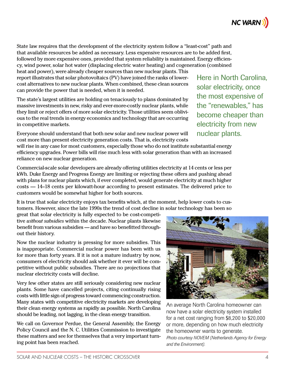 Solar and Nuclear Costs - the Historic Crossover, Page 4