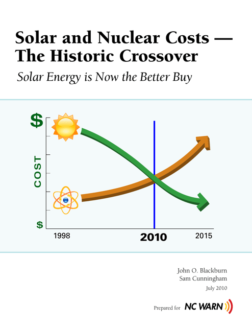 Solar and Nuclear Costs - the Historic Crossover