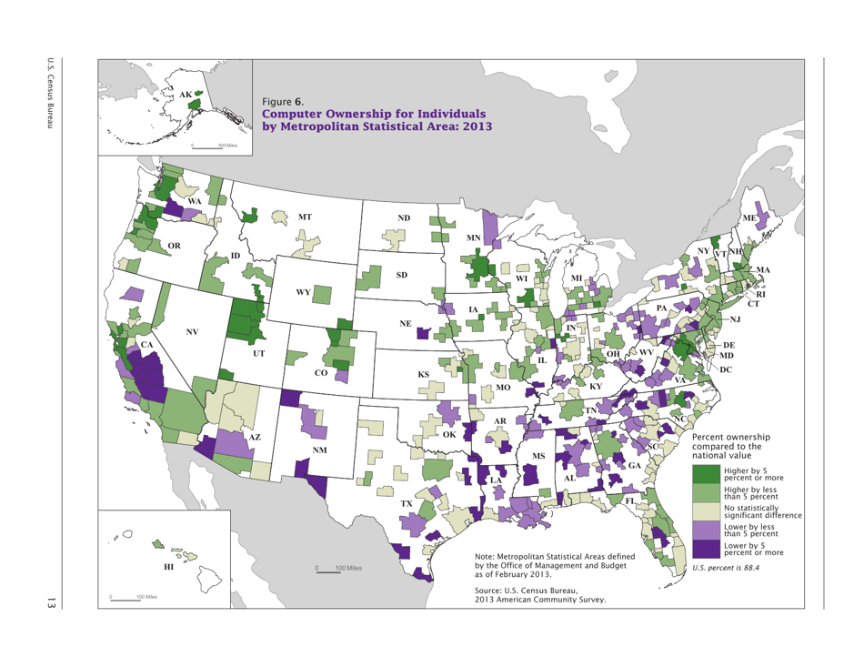 Computer and Internet Use in the United States: 2013 (American Community Survey Reports), Page 13