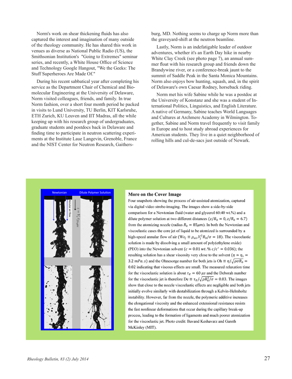 Rheology Bulletin (Volume 83 Number 2) - the Society of Rheology, Page 27