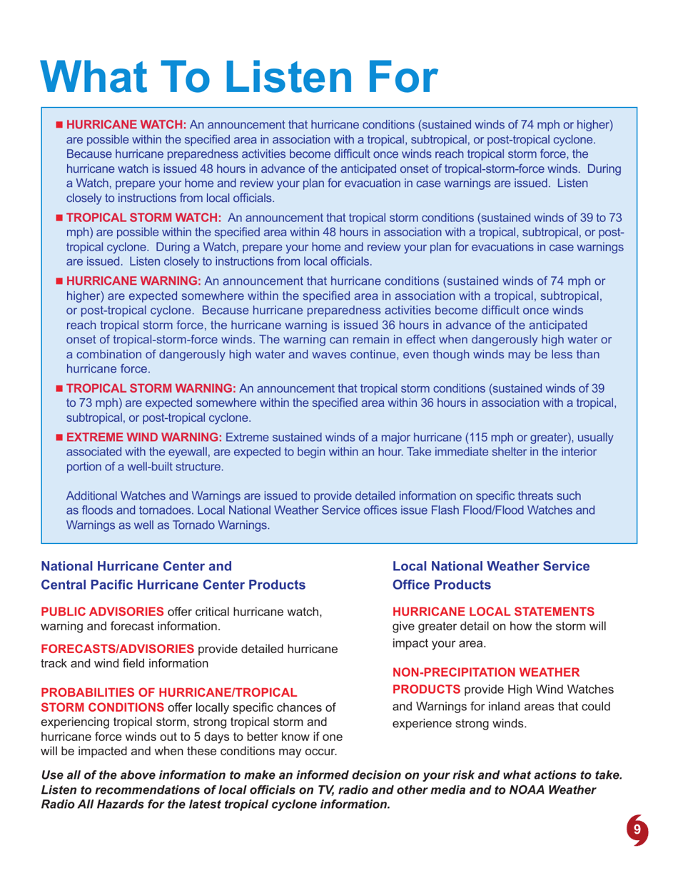 Tropical Cyclones - National Weather Service, Page 9