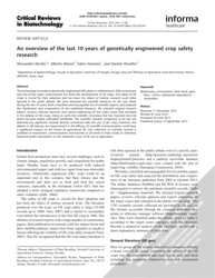 An Overview of the Last 10 Years of Genetically Engineered Crop Safety Research, Page 2