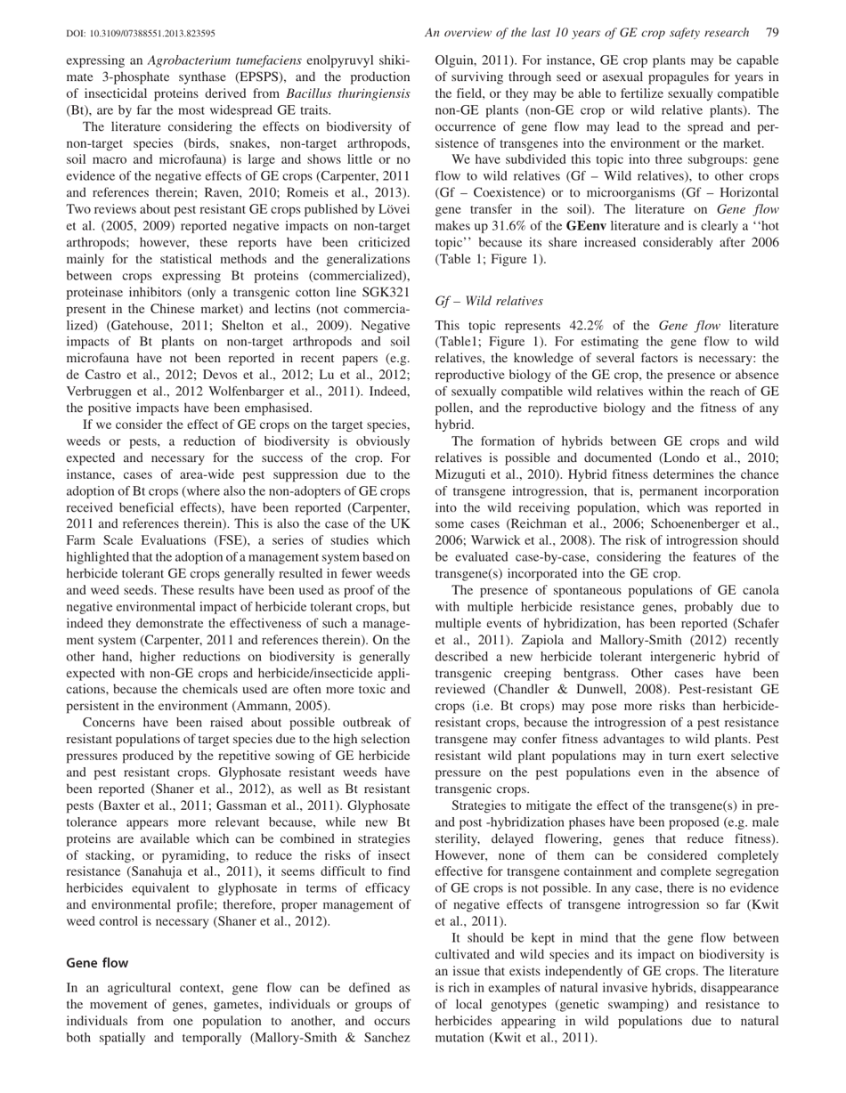 An Overview of the Last 10 Years of Genetically Engineered Crop Safety Research, Page 4