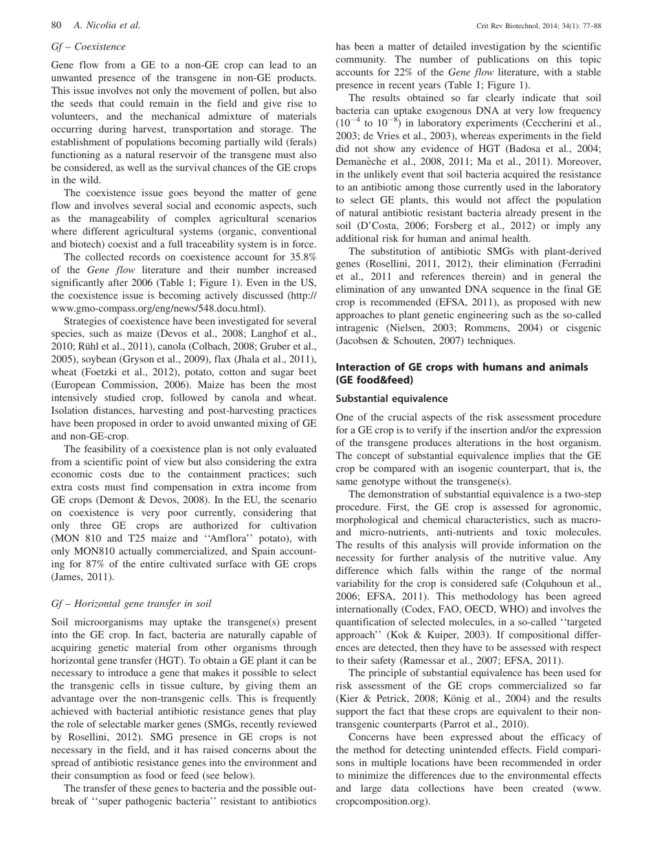 An Overview of the Last 10 Years of Genetically Engineered Crop Safety Research, Page 5