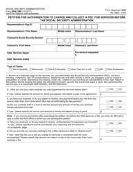 Form SSA-1560 Petition for Authorization to Charge and Collect a Fee for Services Before the Social Security Administration, Page 4