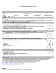 Form BSF758 Pare Medical Clearance Form/Letter to Physician - Canada, Page 2