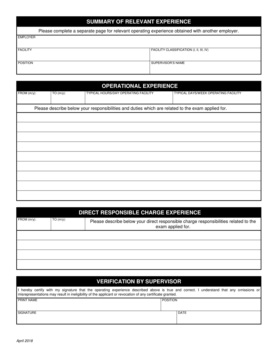 Nova Scotia Canada Water and Wastewater Operator Certification Exam