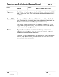 Form GS-32 Resource Based Industry Signing Application Form - Saskatchewan, Canada, Page 3