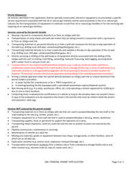 Application for an Oil Well Service Vehicle Exemption Under the Federal Commercial Vehicle Drivers Hours of Service Regulations - Saskatchewan, Canada, Page 2
