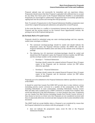 Instructions for Short-Form Request for Proposals - Northwest Territories, Canada, Page 3