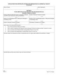 Form CN-4 Application for Certificate of Need for Designation as a Perinatal Facility - New Jersey, Page 12