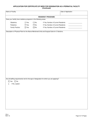 Form CN-4 Application for Certificate of Need for Designation as a Perinatal Facility - New Jersey, Page 8