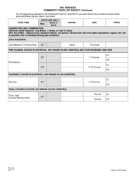 Form WIC-26 Wic Commodity Price List Survey - New Jersey, Page 8