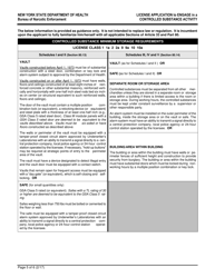 Instructions for Form DOH-4330 License Application to Engage in a Controlled Substance Activity - New York, Page 5