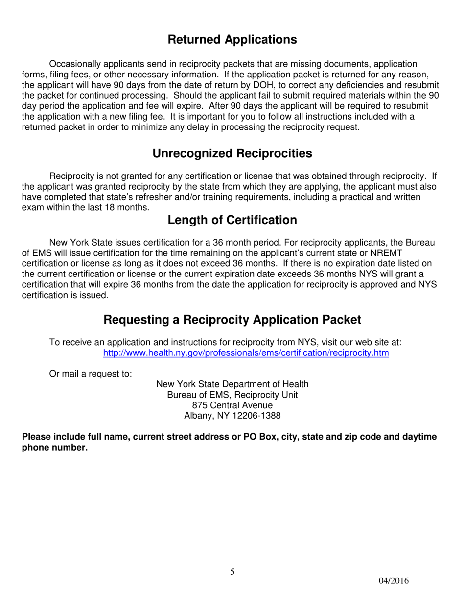 Instructions for Form DOH-2177, DOH-2178, DOH-2183 - New York, Page 6