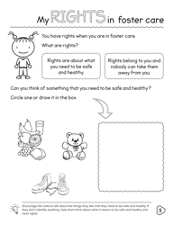 My Rights in Foster Care an Activity Book for Young Children in Care - New York, Page 11