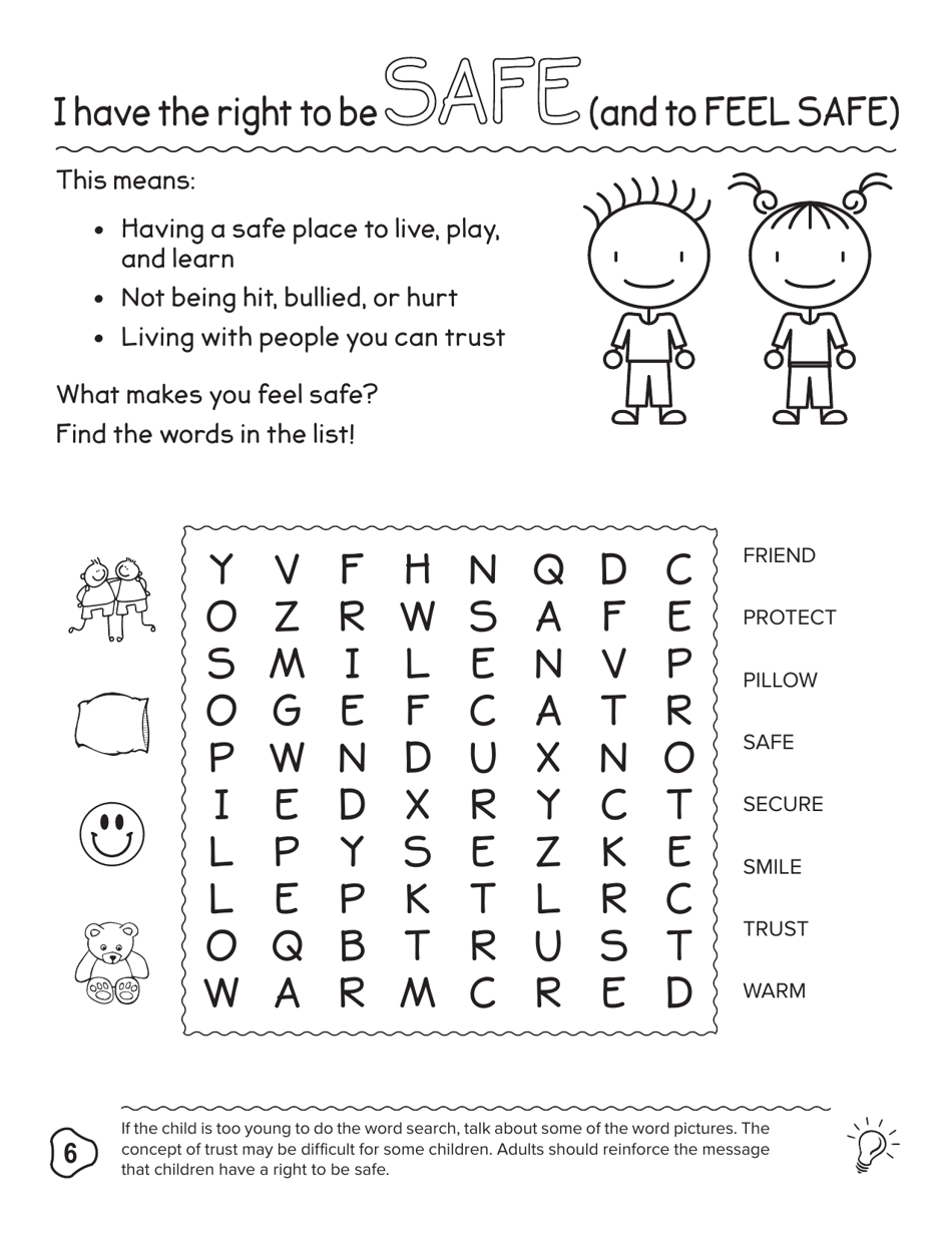 My Rights in Foster Care an Activity Book for Young Children in Care - New York, Page 12