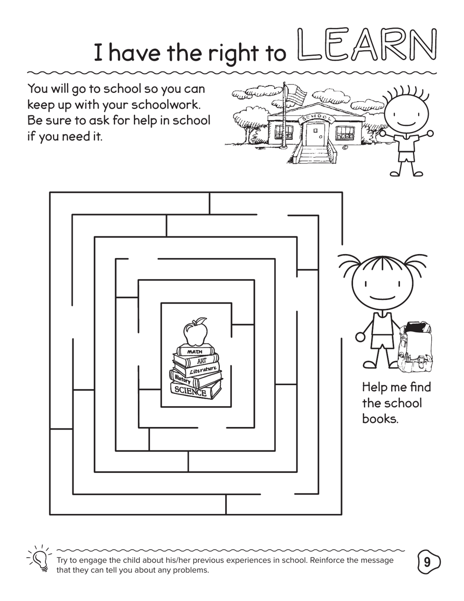My Rights in Foster Care an Activity Book for Young Children in Care - New York, Page 15