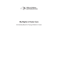 My Rights in Foster Care an Activity Book for Young Children in Care - New York, Page 5