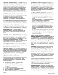 Aviso De Practicas De Privacidad Acuse De Recibo - New York City (Spanish), Page 2