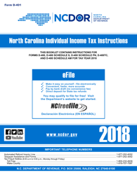 Instructions for Form D-400 Individual Income Tax Return - North Carolina