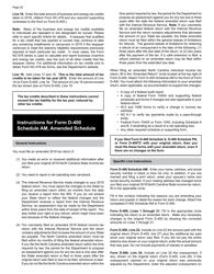 Instructions for Form D-400 Individual Income Tax Return - North Carolina, Page 22