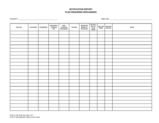 Form AOC-A-148 Disc Review and Notification Report - North Carolina, Page 2