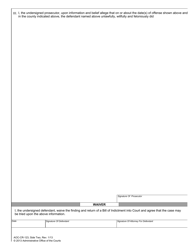 Form AOC-CR-123 Information - North Carolina, Page 2