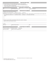 Form AOC-CR-614 Notice of Aggravating Factors - North Carolina, Page 2
