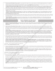 Instructions for Form AOC-E-203A, AOC-E-203B - North Carolina (English/Spanish), Page 2