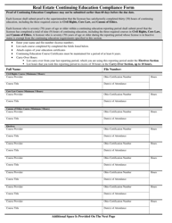 Form COM3681 License Renewal Application - Ohio, Page 2