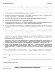 Form INS9071 Guaranty Form - Ohio, Page 2