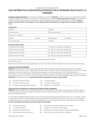 Formulario ODM03528 Hoja Informativa De Servicios Relacionados Con El Programa Healthcheck Y El Embarazo - Ohio (Spanish), Page 2
