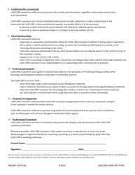 OBLADC Form 216 Ladc/Mh Code of Ethics - Oklahoma, Page 2