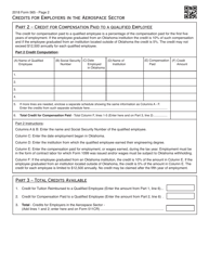 OTC Form 565 Credits for Employers in the Aerospace Sector - Oklahoma, Page 2