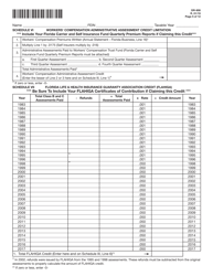 Form DR-908 Insurance Premium Taxes and Fees Return - Florida, Page 5