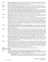 Instructions for Form HS-122 Homestead Declaration and Property Tax Adjustment Claim - Vermont, Page 6